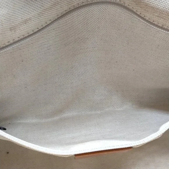 Authentic Gucci Brown Canvas Tote Bag mn390-112725
